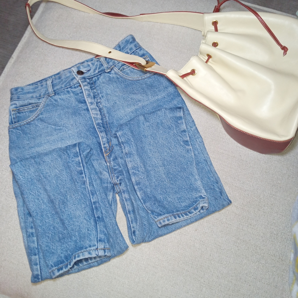Vintage, 1990's, BONGO Blue Straight Leg Jeans, size 8